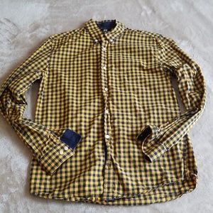Yellow & Blue Checkered Shirt
